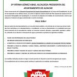 Bando Alcaldía sobre uso responsable del Agua ante la situación de sequía.